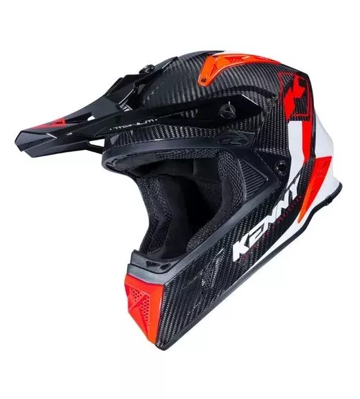 CASQUE CROSS KENNY TITANIUM ROUGE