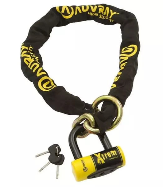 ANTIVOL CHAINE MOTO  + Chaine Xtrem mini SRA